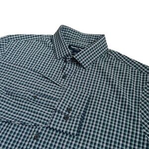 Mizzen+Main Mens Leeward Button Up Dress Shirt Long Sleeve Blue Size Large